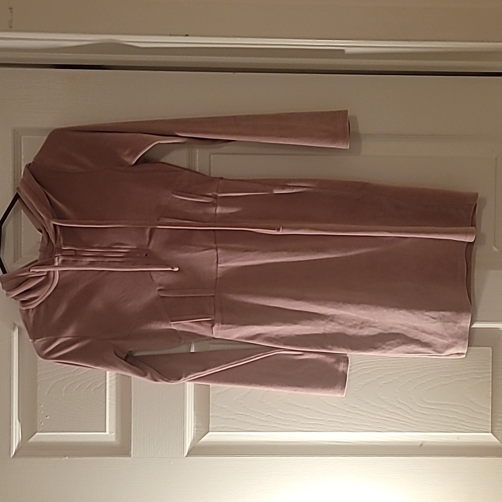 Velour Hooded Dress
